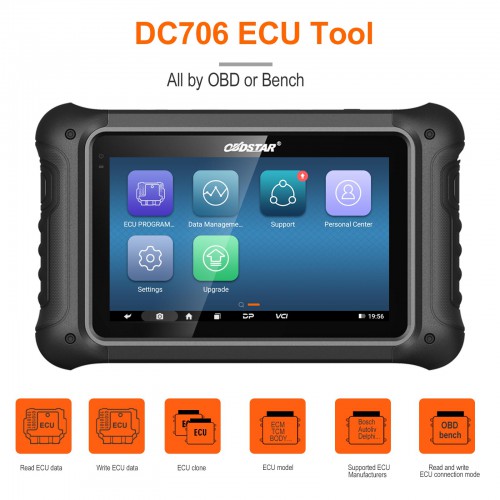 OBDStar - DC706 - ECU Tool Full Version - For Car & Motorcycle - ECM / TCM / Body - Image 5