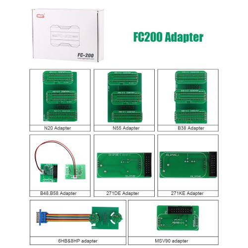CGDI FC200 AT200 New Adapters Set No Need Disassembly