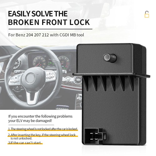 CGDI ELV Simulator Renew ESL for Benz W204 W207 W212 with CGDI MB Benz Key Programmer - Image 3