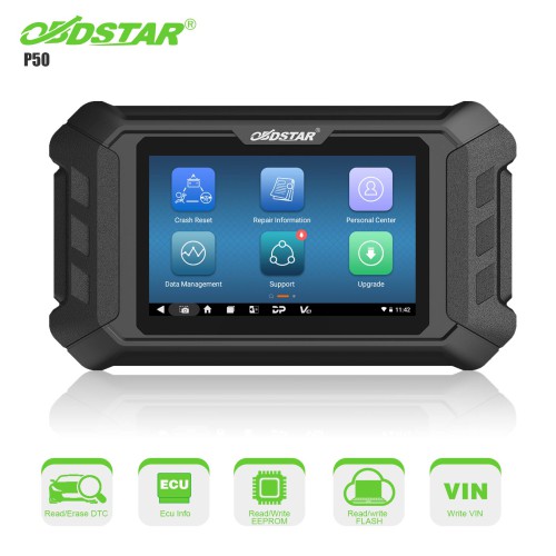 OBDSTAR P50 Airbag Reset Tool Cover 108 Brands and Over 16600 ECU - Image 4