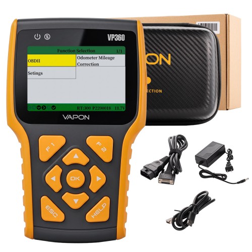 VP360 mileage correction tool