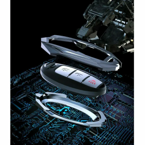 Metal Alloy Car Key Case Fob Chain Holder Cover For Nissan Infiniti Accessories - Image 4