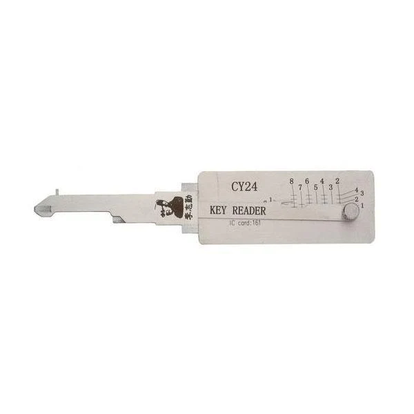 Original Lishi CY24 Decoder Reader for Chrysler Y157 / 159 Door and Trunk Anti-Glare