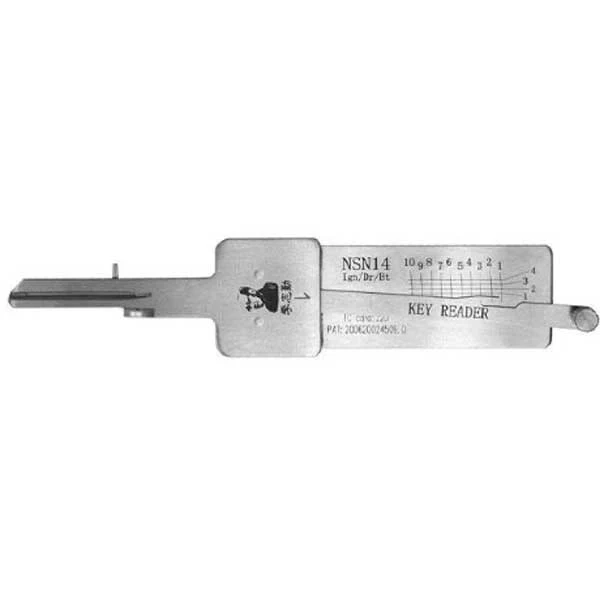 ORIGINAL LISHI - NSN14 Nissan Infiniti / 10-Cut / Reader & Decoder / AG