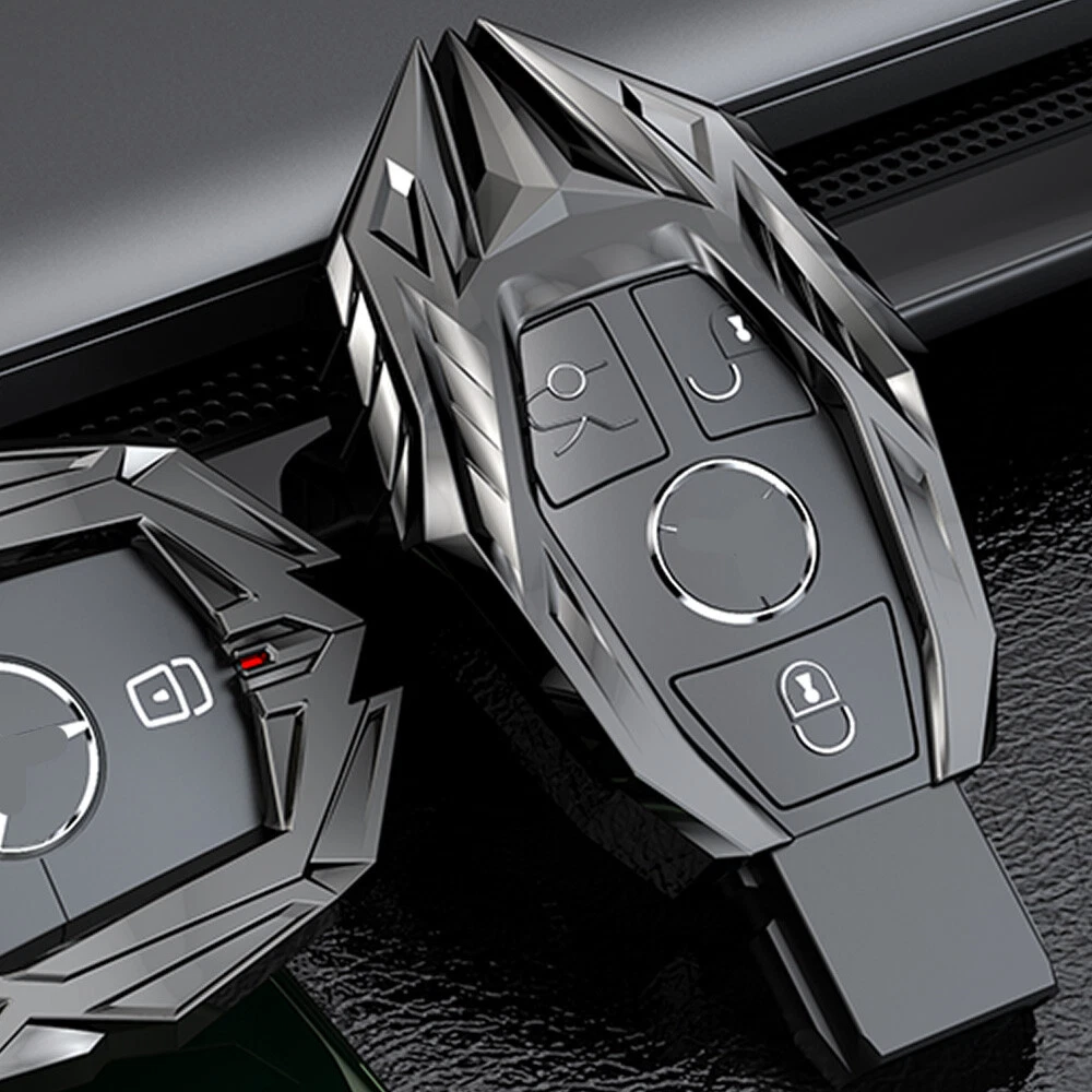 Mercedes Benz CLA CLS CLK GLK GLA AMG GL ML SL SLK Car Key Fob Cover Case - Image 5