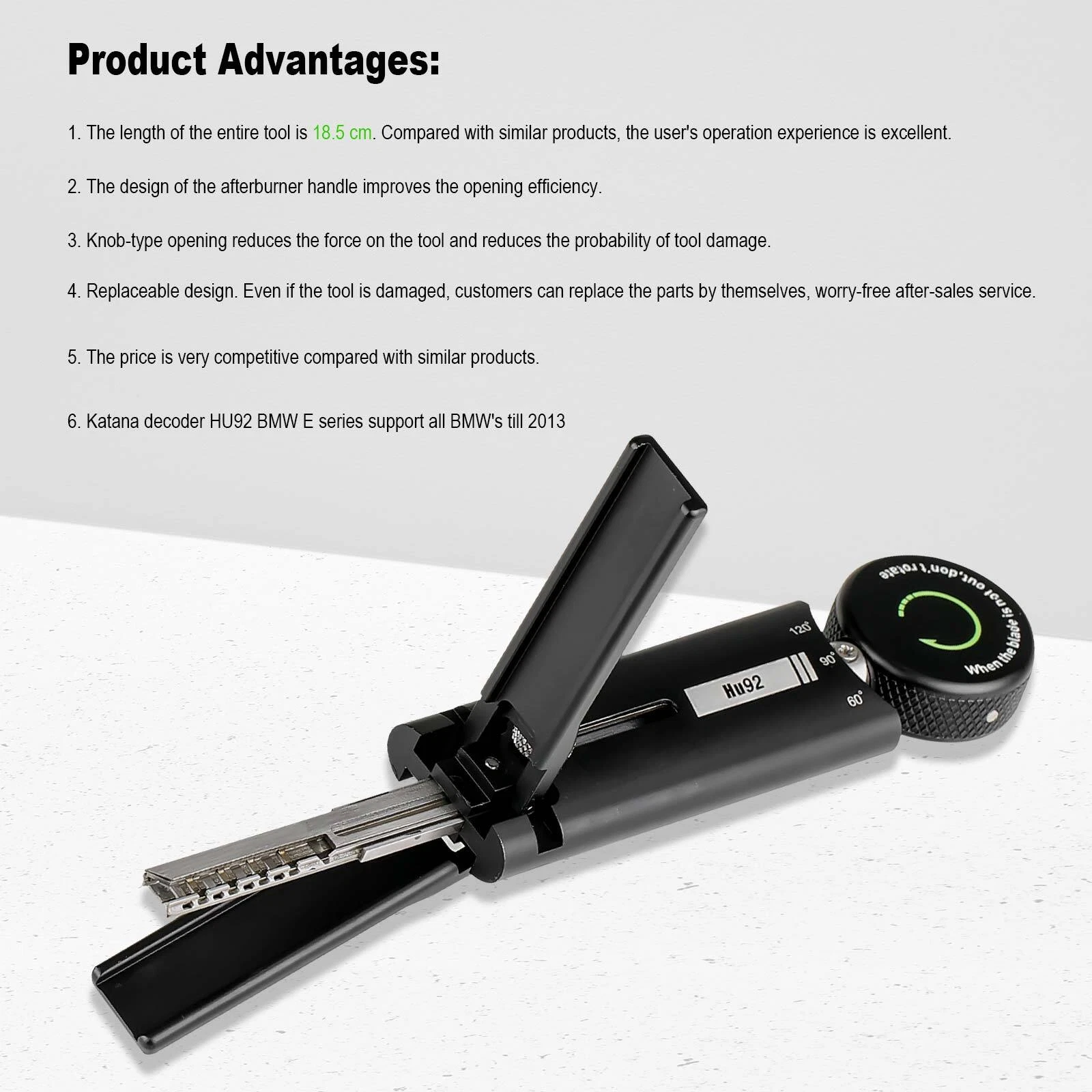 2025 Vapon Katana Decoder HU92 Auto Pick and Decoder Opening And Reading Tool - Image 7
